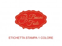 Etichette adesive auguri (mm 35x21) (cod. 4O)